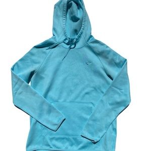 Nike Therma Fit Hoodie Light Blue. Size Small